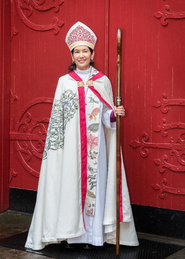 The Rt. Rev. Dr. Diana D. Akiyama  Ordained and Consecrated as the  11th Bishop of the Episcopal Diocese of Oregon