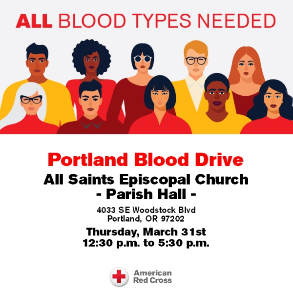 ​Blood Drive at All Saints Episcopal Church